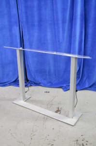 Clear Plexi Lectern (AV Equipment Rental)