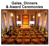 Audio Visual (AV) Consultants for Galas, Dinners & Award Ceremonies