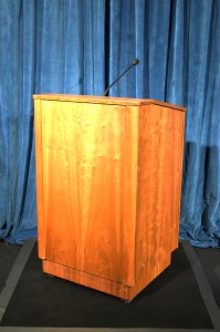  Executive Wood Lectern (AV Equipment Rental)