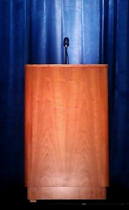 Cherry Wood Podium